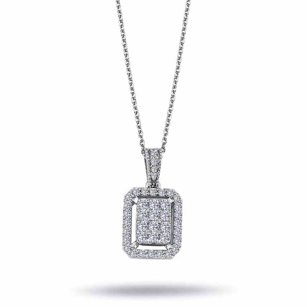 0,33 Karat Laboratuvar Pırlanta Coronet Kolye - FP02810