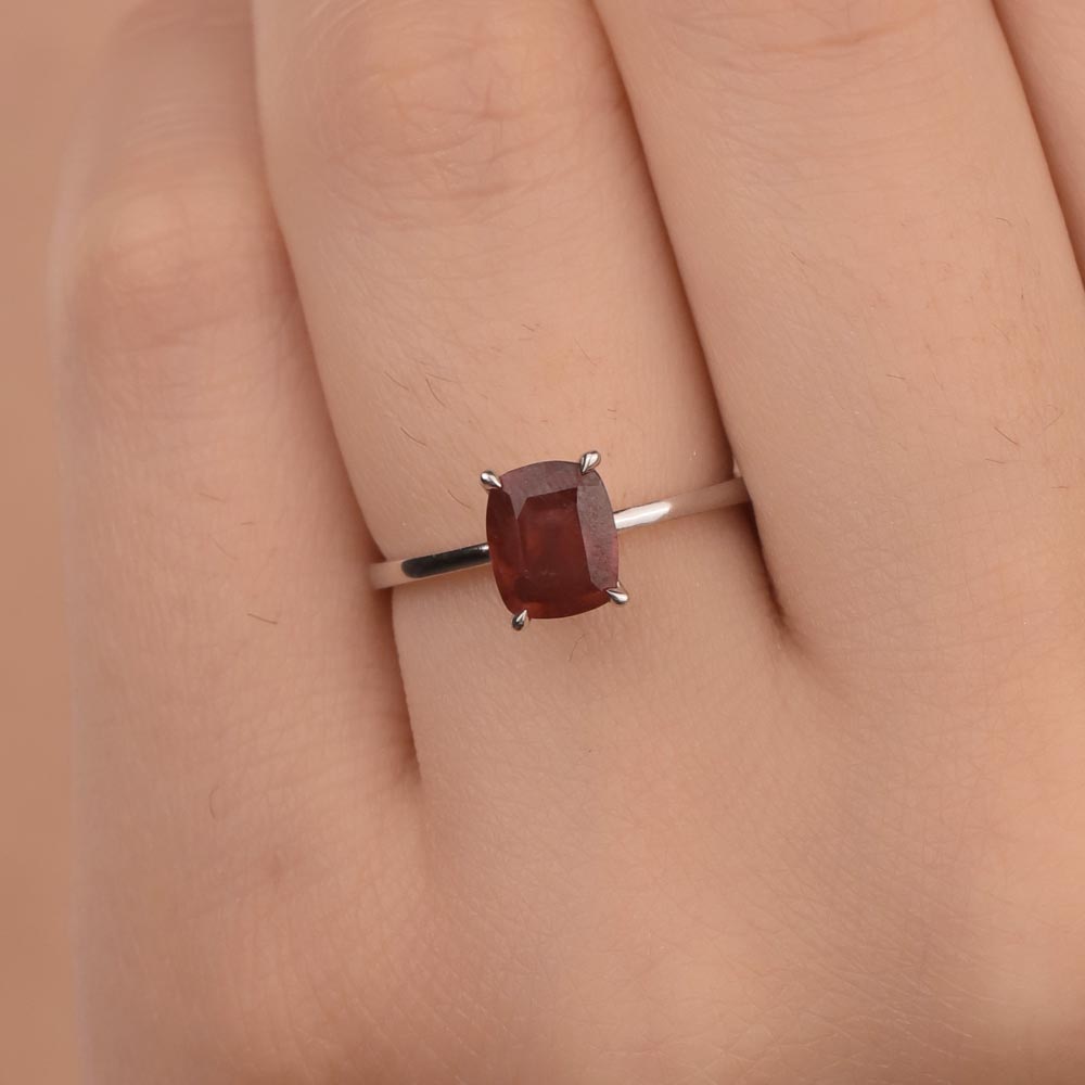 1,45 Karat Laboratuvar Pırlantalı Yakut Taşlı Yüzük - FP01713