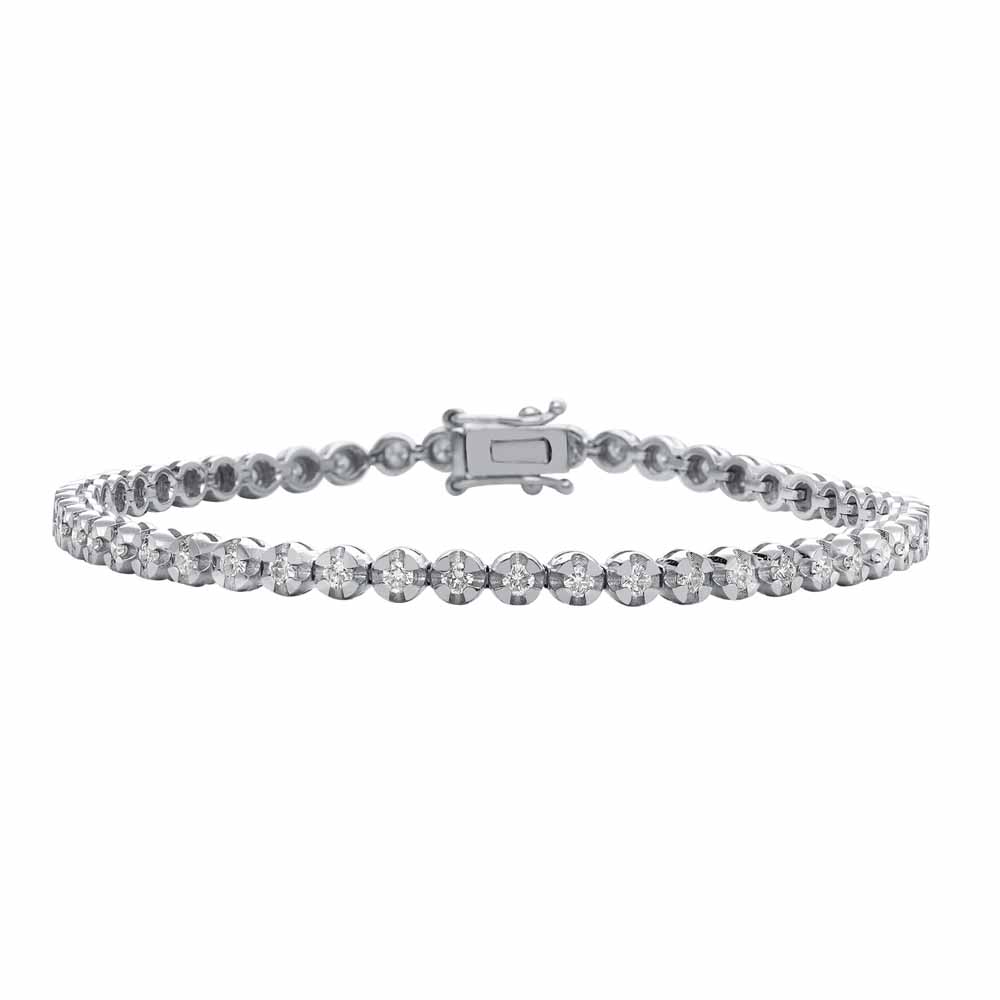 Su Yolu Bileklikler 1,78 ct. Laboratuvar Pırlanta Su Yolu Bileklik - FP04109