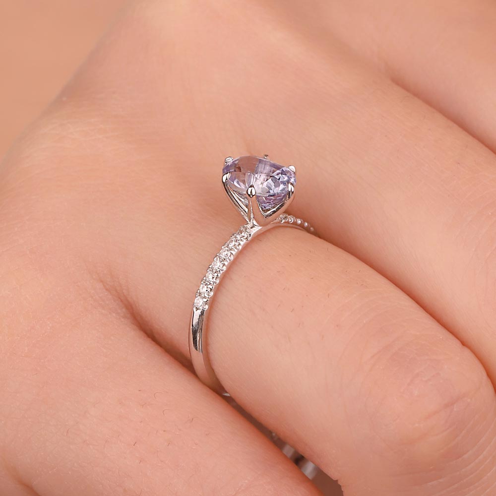 2,08 Karat Laboratuvar Pırlanta Özel Tasarım Royale Safir Yüzük - FP02669