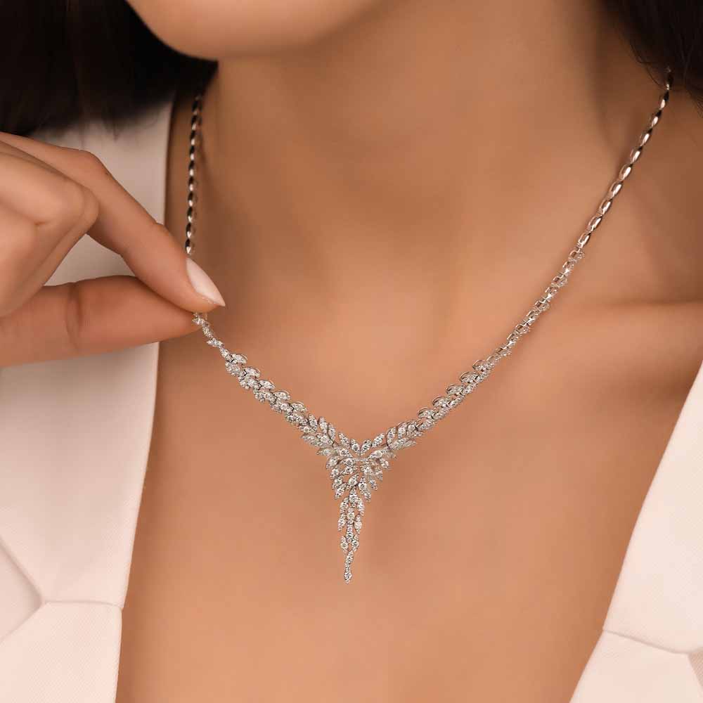 3,75 Karat Laboratuvar Pırlanta Gerdanlık - FP09002
