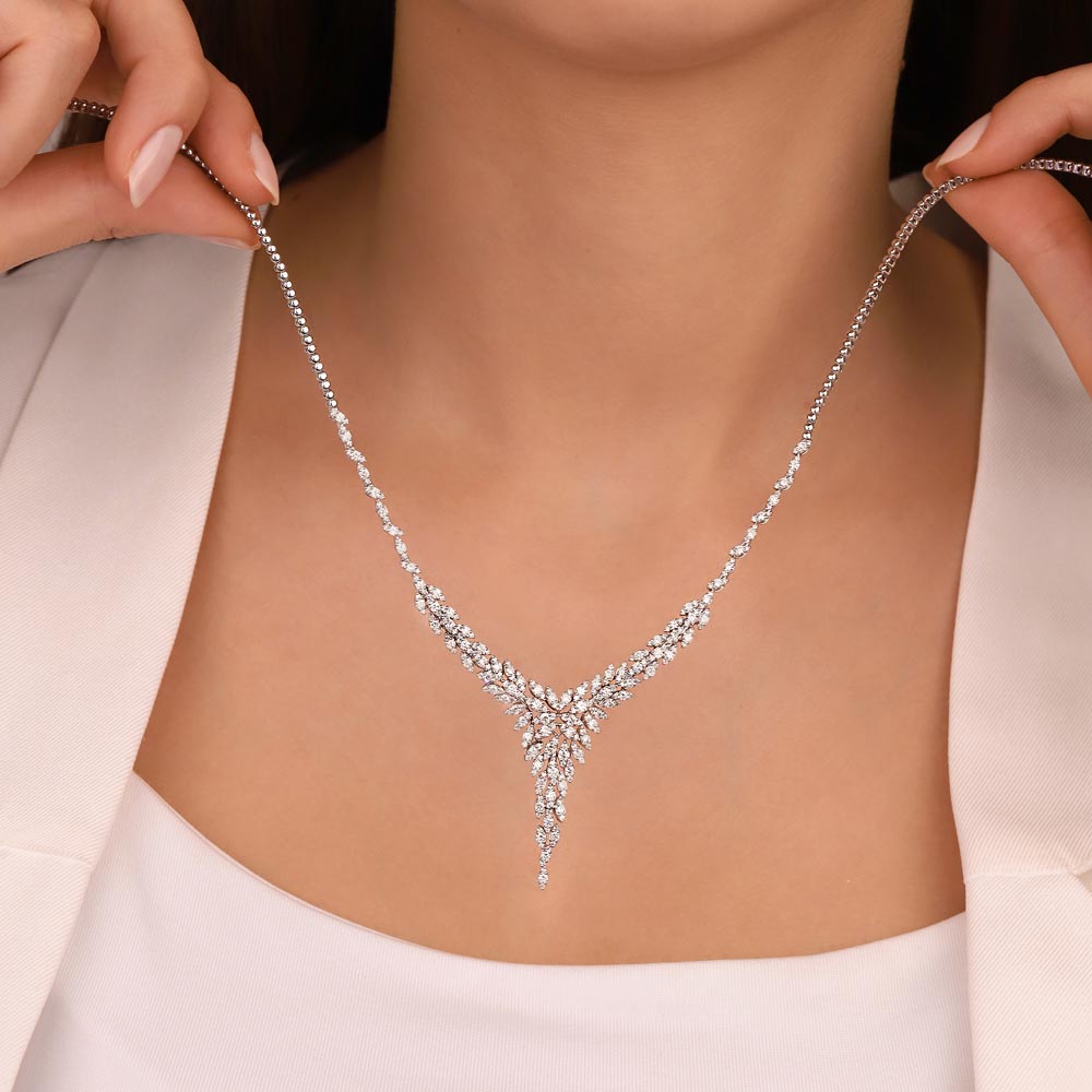 3,75 Karat Laboratuvar Pırlanta Gerdanlık - FP09002