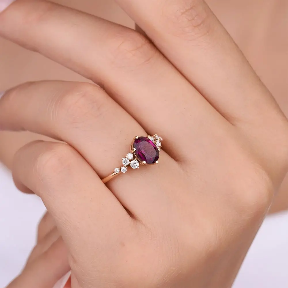 1,95 Karat Pırlantalı Vintage Alexandrite Yüzük